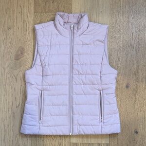 LOFT Women's Blush Pink Quilted Vest Size S